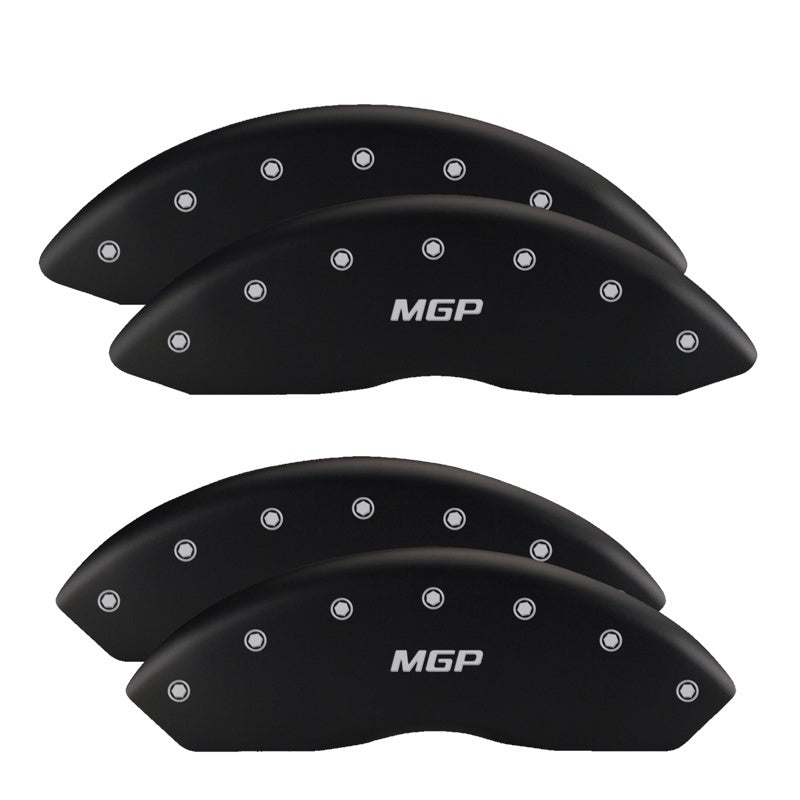 MGP 4 Caliper Covers Engraved Front & Rear Trailblazer style/SS Red finish silver ch -  Shop now at Performance Car Parts