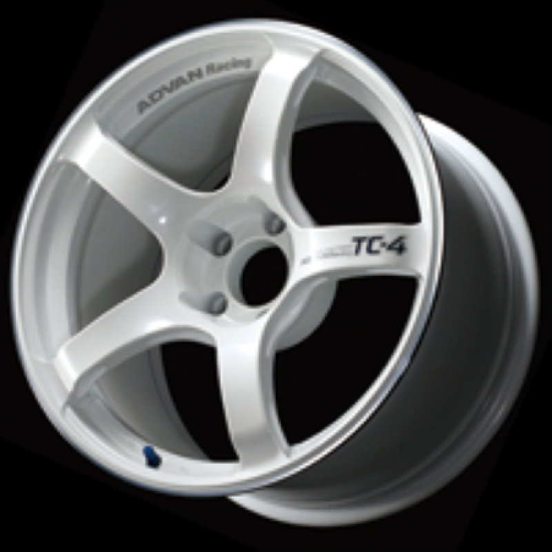 Advan TC4 17x8.0 +38 5-114.3 Racing White Metallic & Ring Wheel -  Shop now at Performance Car Parts
