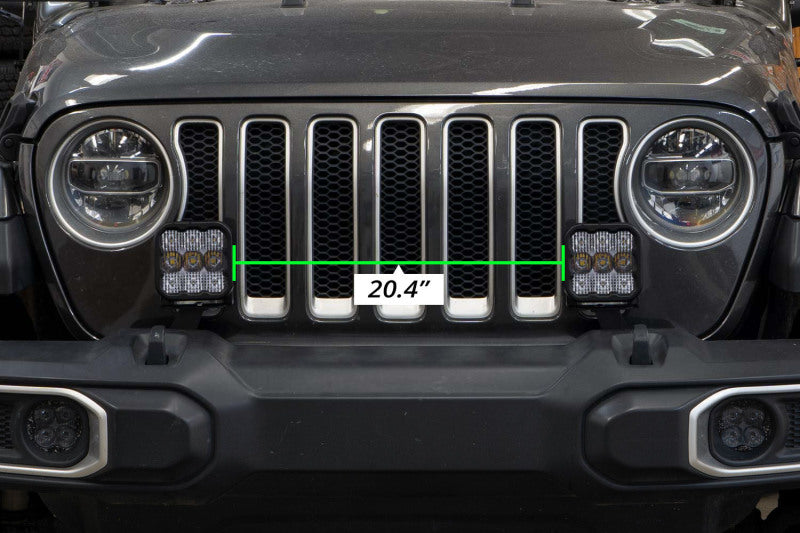 Diode Dynamics 18-21 Jeep JL Wrangler SS5 Bumper LED Pod Light Kit - Sport Yellow Driving -  Shop now at Performance Car Parts