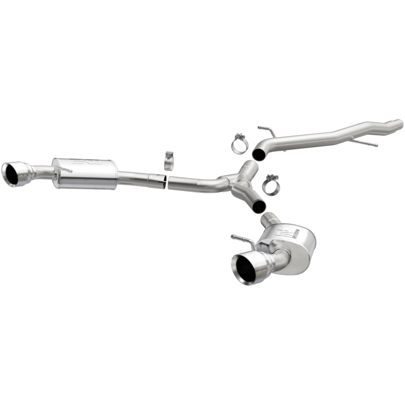 MagnaFlow CatBack 18-19 Audi A5 Dual Exit Polished Stainless Exhaust - 3in Main Piping Diameter -  Shop now at Performance Car Parts