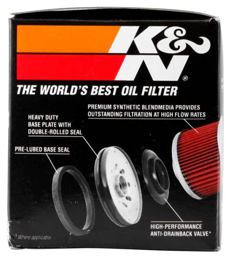 K&N Honda / Kawasaki 3.25in OD x 3.719in H Oil Filter -  Shop now at Performance Car Parts