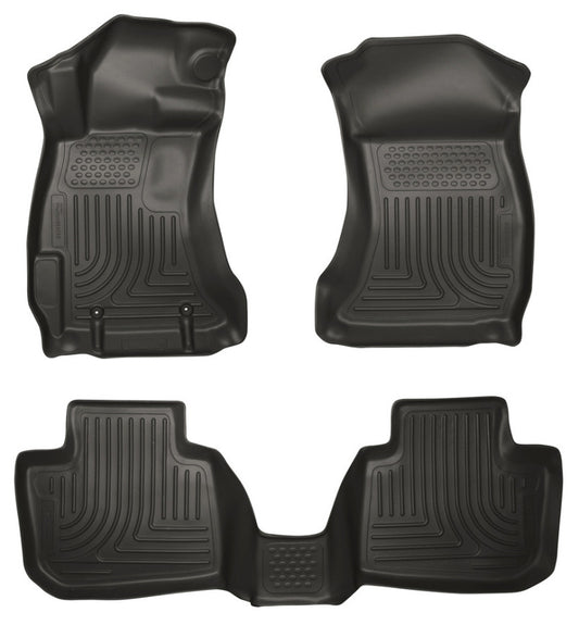 Husky Liners 14 Subaru Forester Weatherbeater Black Front & 2nd Seat Floor Liners -  Shop now at Performance Car Parts