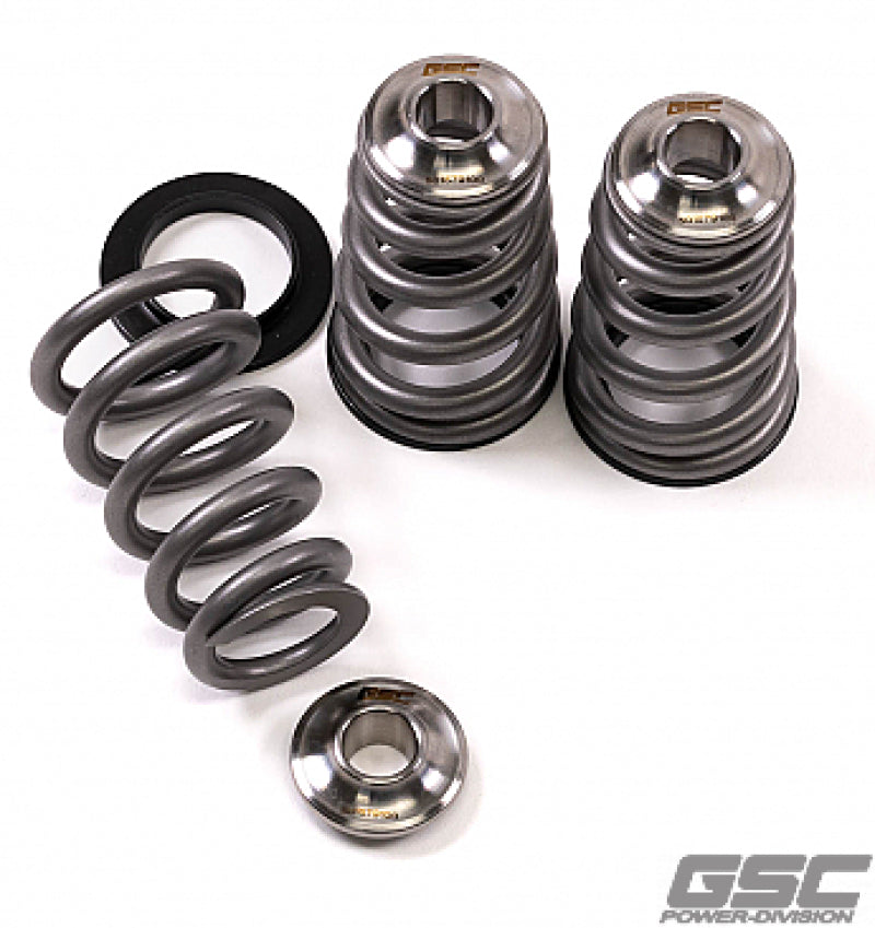 GSC P-D Nissan VQ35 High Pressure Conical Valve Spring Titanium Retainer and Spring Seat Kit
