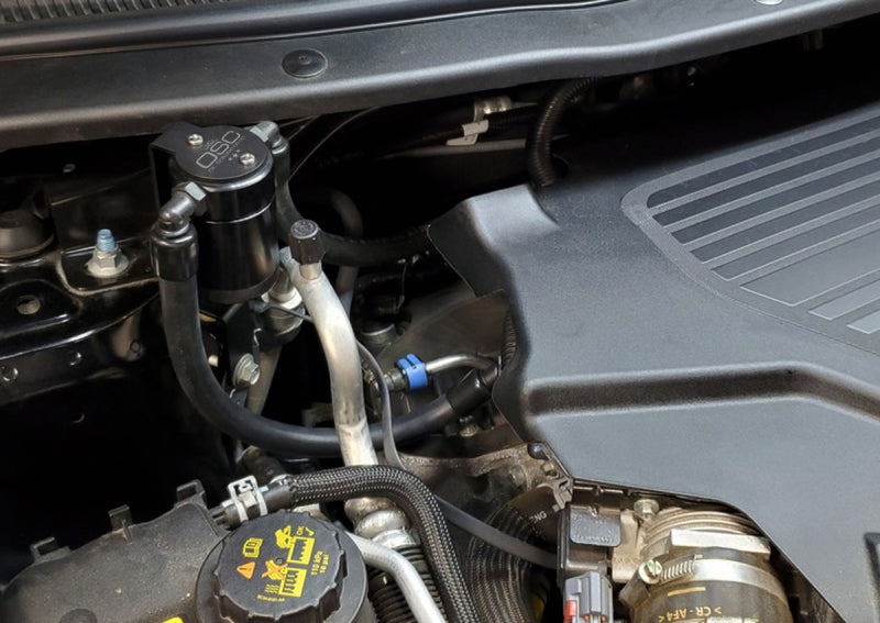 J&L 13-19 Ford Explorer Sport EcoBoost V6 Passenger Side Oil Separator 3.0 - Black Anodized -  Shop now at Performance Car Parts