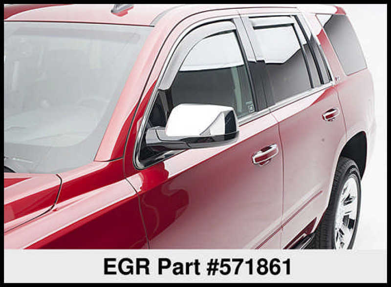EGR 15+ Chevy Tahoe/GMC Yukon In-Channel Window Visors - Set of 4 (571861) -  Shop now at Performance Car Parts