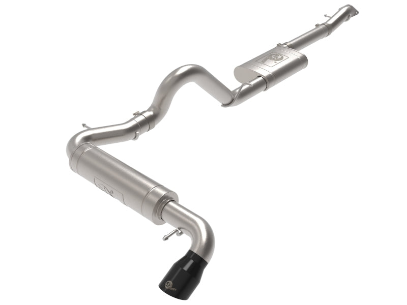 aFe Apollo GT 3in 409 SS Cat-Back Exhaust 2021 Ford Bronco L4-2.3L (t)/V6-2.7L (tt) w/ Black Tip -  Shop now at Performance Car Parts