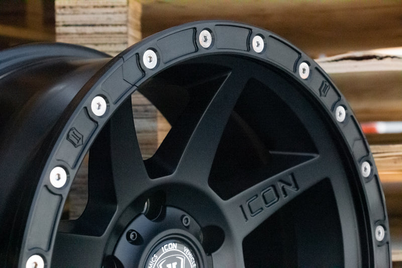 ICON 17in Compression/Alpha/Rebound Wheel Rock Ring Kit (20 Bolt) -  Shop now at Performance Car Parts
