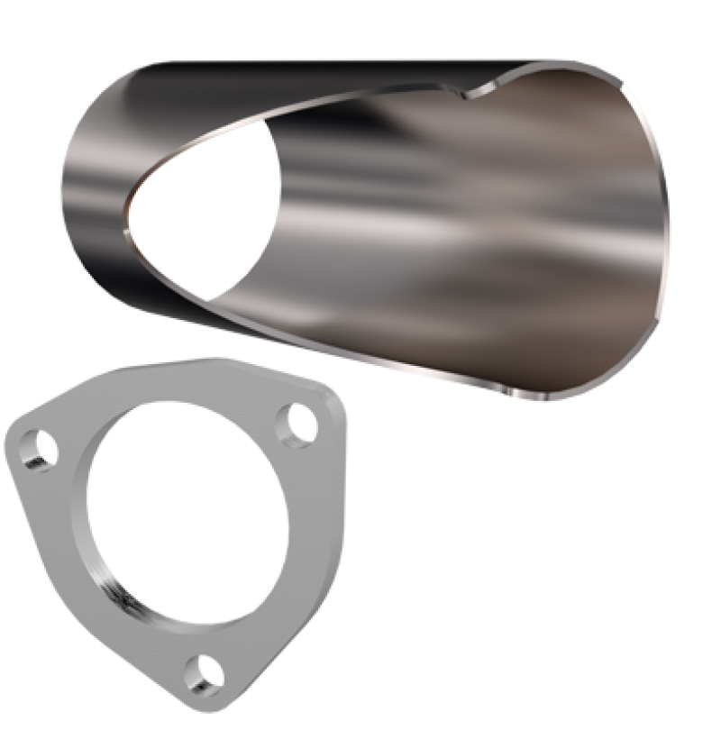 QTP 2.75in Weld-On QTEC DIY Cutout Pipe -  Shop now at Performance Car Parts