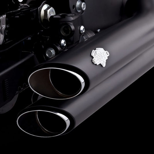 Vance & Hines HD Sportster 14-22 Shortshots Staggered Black Full System Exhaust -  Shop now at Performance Car Parts