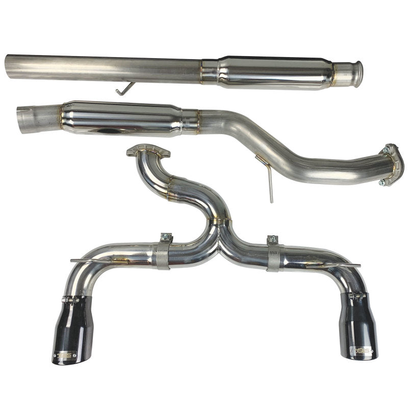 Injen 16-18 Ford Focus RS 3in Cat-Back Stainless Steel Exhaust w/ 4in Black Chrome Tips -  Shop now at Performance Car Parts