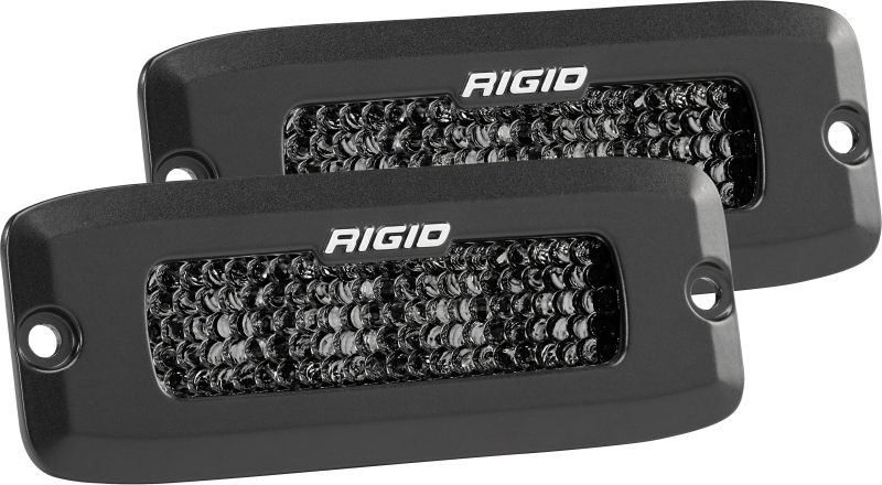 Rigid Industries SR-Q Series PRO Midnight Edition - Spot - Diffused - Pair -  Shop now at Performance Car Parts