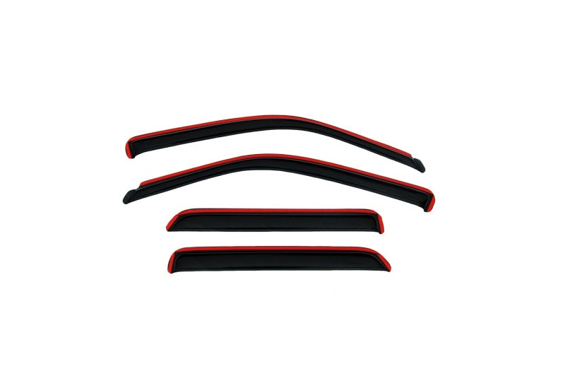 AVS 05-10 Pontiac G6 Ventvisor In-Channel Front & Rear Window Deflectors 4pc - Smoke -  Shop now at Performance Car Parts