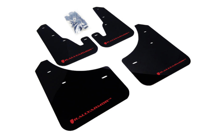 Rally Armor 04-09 Mazda3/Speed3 Black UR Mud Flap w/ Red Logo -  Shop now at Performance Car Parts