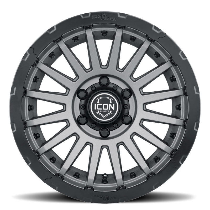 ICON Recon Pro 17x8.5 5x5 -6mm Offset 4.5in BS 71.5mm Bore Charcoal Wheel -  Shop now at Performance Car Parts