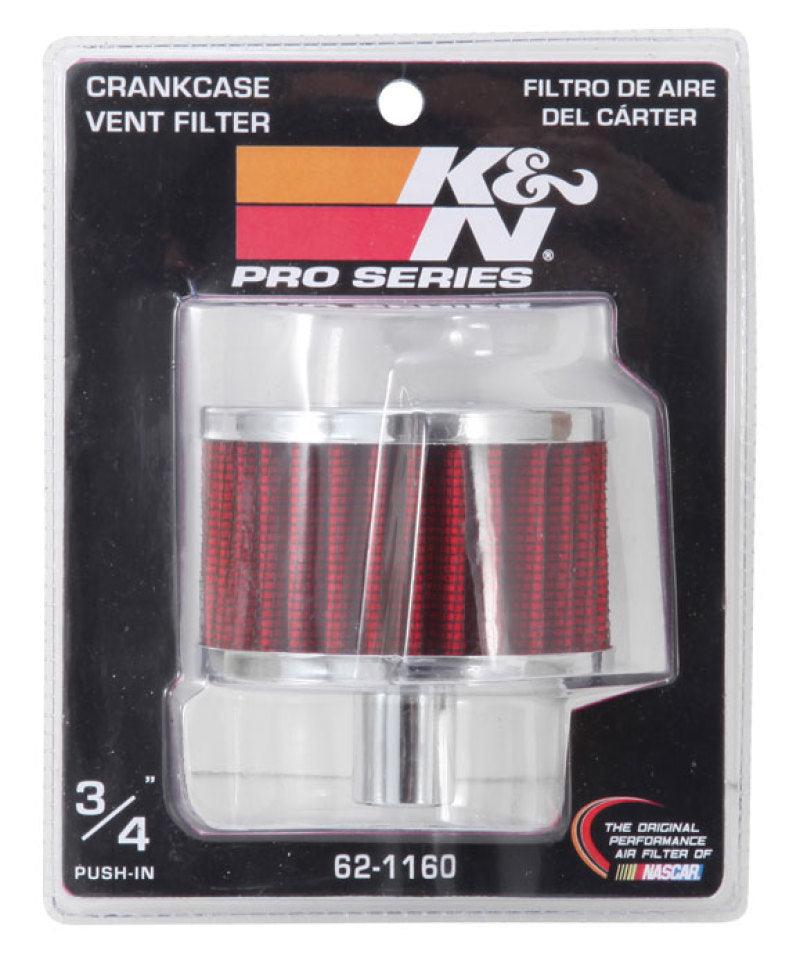 K&N Filter 3/4in Vent 3in Diameter 2in Height