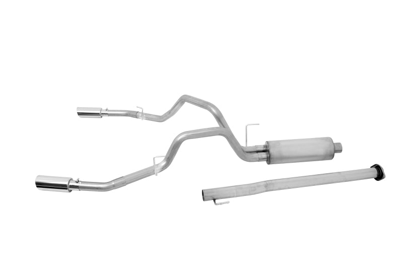 Gibson 15-19 Ford F-150 King Ranch 5.0L 3in/2.5in Cat-Back Dual Split Exhaust - Stainless -  Shop now at Performance Car Parts