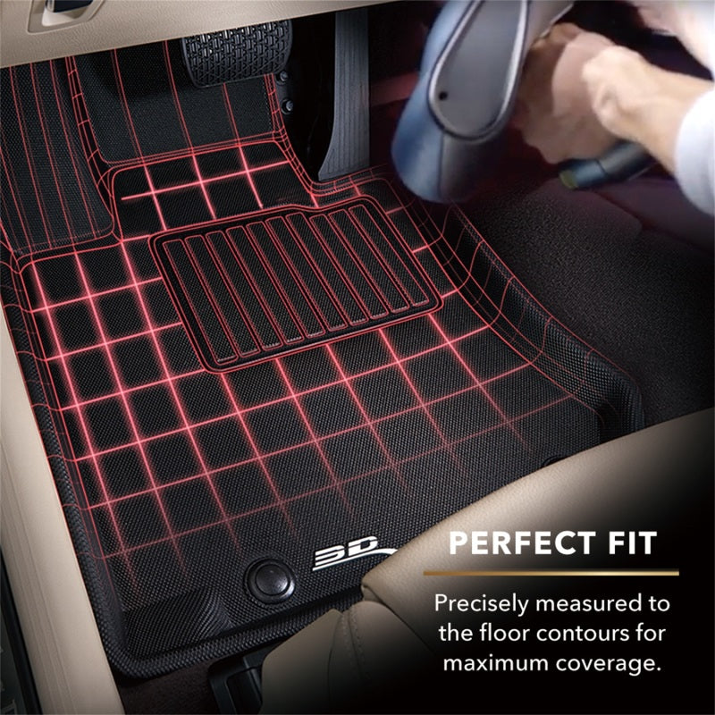 3D MAXpider 2013-2020 Ford/Lincoln Fusion/MKZ Kagu 2nd Row Floormats - Black -  Shop now at Performance Car Parts