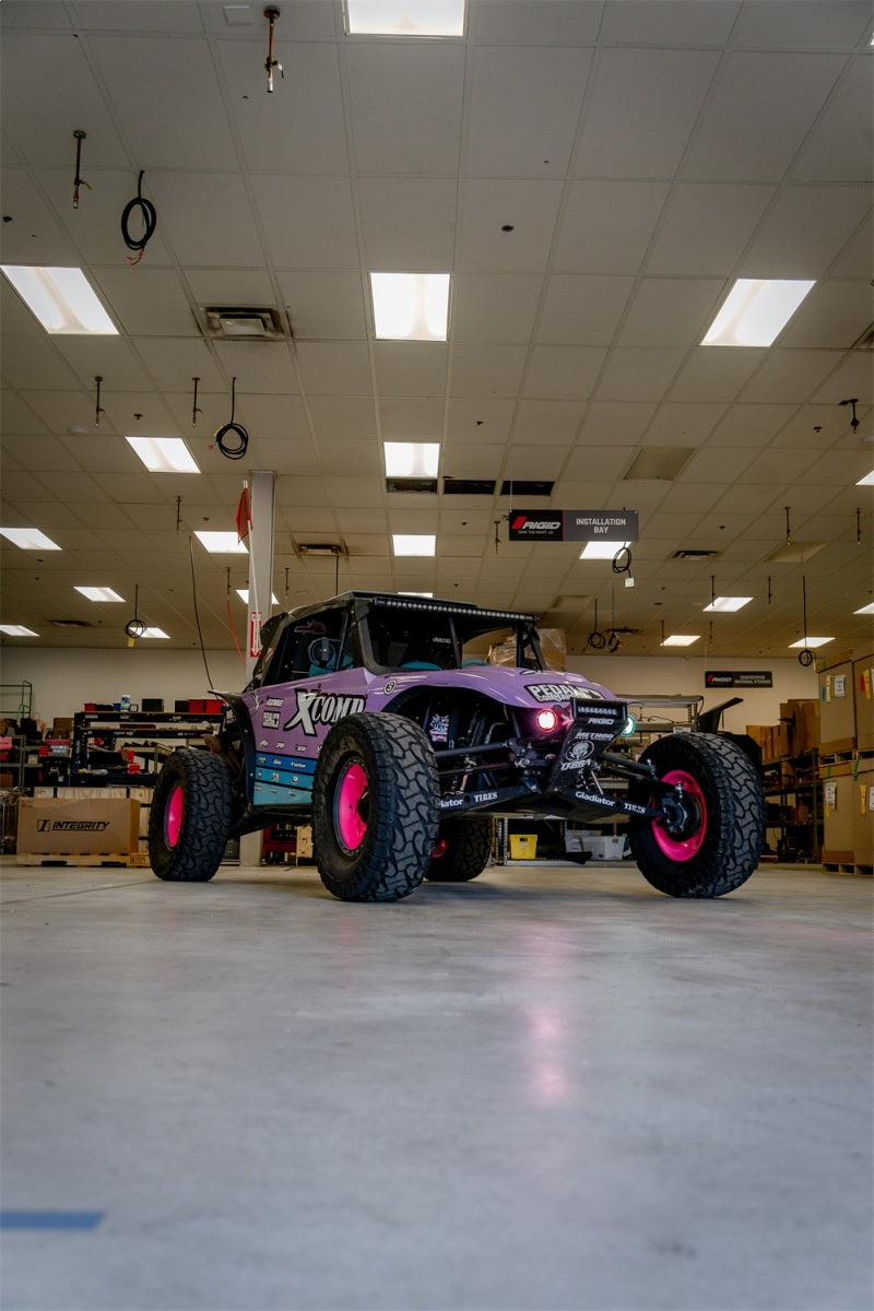 Rigid Industries x SHREDDY 360-Series 6in Lights w/Wt Bcklght (2) + 6 Covers (2 Pink/2 Teal/2 Blk) -  Shop now at Performance Car Parts