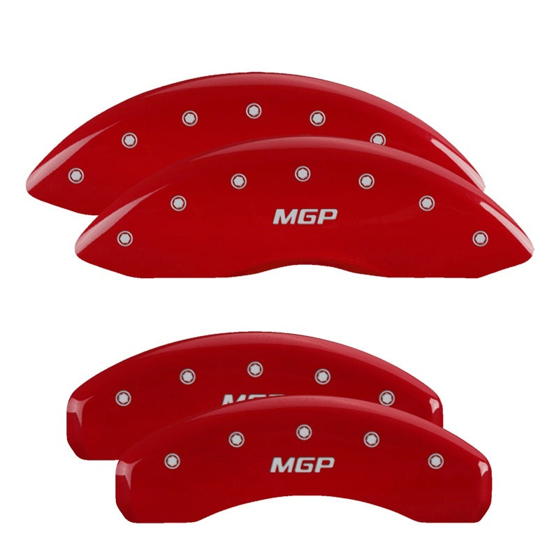 MGP 4 Caliper Covers Engraved F&R MGP Red Finish Silver Characters 11-18 Jeep Grand Cherokee -  Shop now at Performance Car Parts