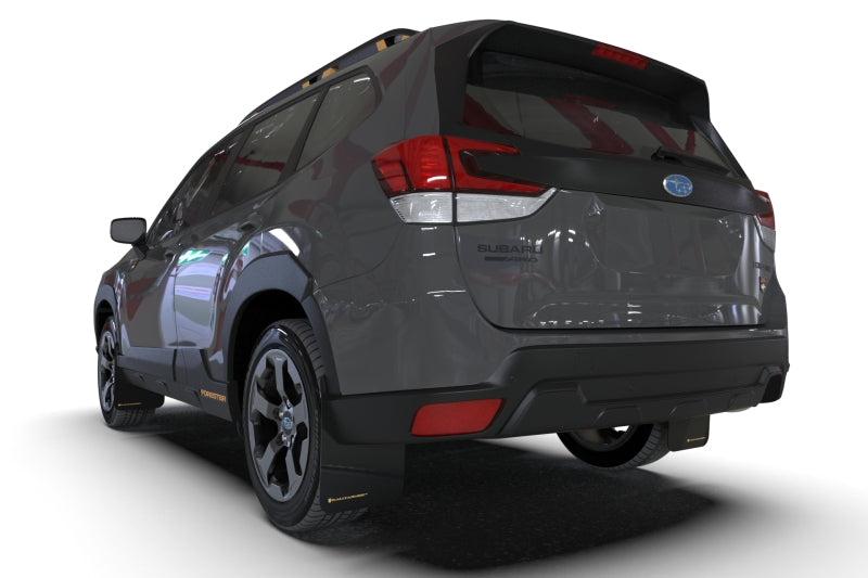 Rally Armor 2022 Subaru Forester (Incl. Wilderness) Black UR Mud Flap w/ Grey Logo -  Shop now at Performance Car Parts
