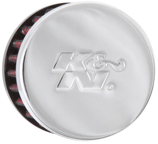 K&N 0.625 inch ID 2 inch OD 1.5 inch H Clamp On Crankcase Vent Filter