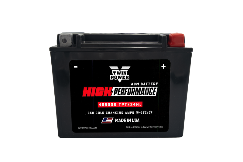 Twin Power YTX-24HL High Performance Battery Replaces H-D 66010-82A Made in USA -  Shop now at Performance Car Parts