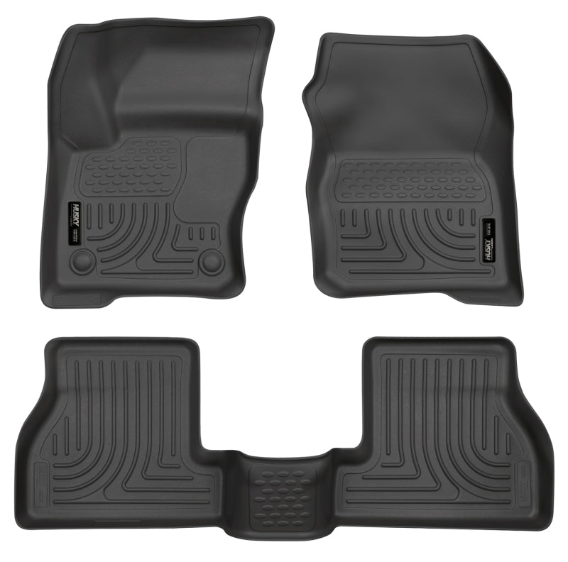 Husky Liners 2012 Ford Focus (4DR/5DR) WeatherBeater Combo Black Floor Liners -  Shop now at Performance Car Parts