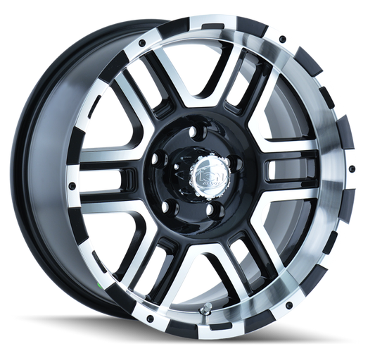 ION Type 179 16x8 / 5x135 BP / 10mm Offset / 87mm Hub Black/Machined Wheel -  Shop now at Performance Car Parts