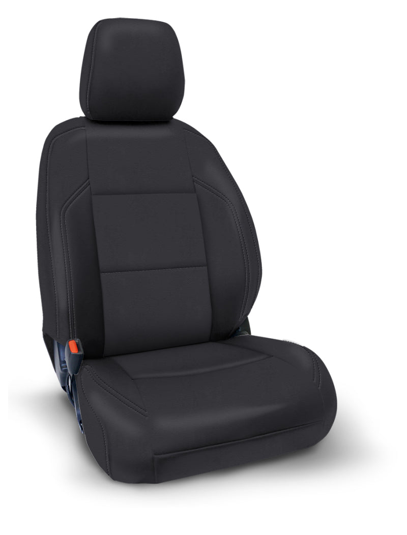 PRP 2016+ Toyota Tacoma Front Seat Covers with Electric Seat Adjusters (Pair) - All Black -  Shop now at Performance Car Parts