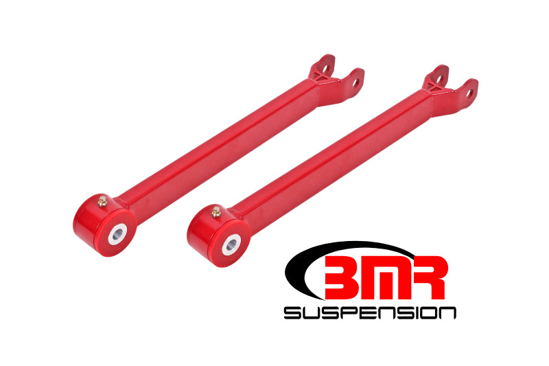 BMR 08-17 Challenger Non-Adj. Lower Trailing Arms (Polyurethane) - Red - Performance Car Parts