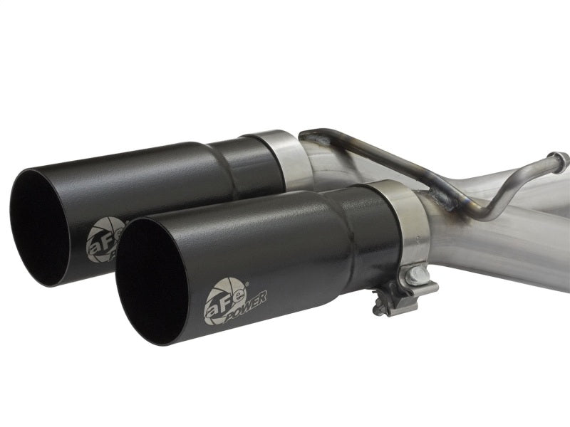 aFe Rebel Exhausts Cat-Back SS Ford F-150 04-08 V8 4.6/5.4L w/ Black Tips -  Shop now at Performance Car Parts