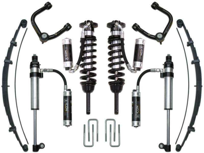 ICON 05-15 Toyota Tacoma 0-3.5in/16-17 Toyota Tacoma 0-2.75in Stg 9 Suspension System w/Tubular Uca -  Shop now at Performance Car Parts
