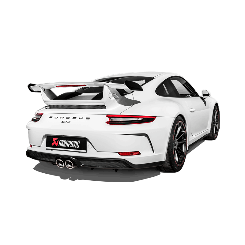 Akrapovic 2018 Porsche 911 GT3 (991.2) Slip-On Race Line (Titanium) w/Header/Tail Pipes - Performance Car Parts