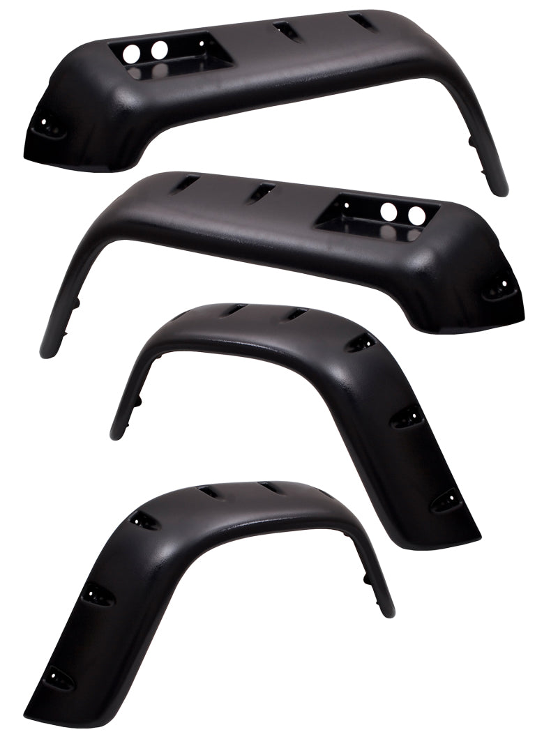 Rugged Ridge 6-Pc Fender Flare Kit 4.75-In 76-86 Jeep CJ -  Shop now at Performance Car Parts