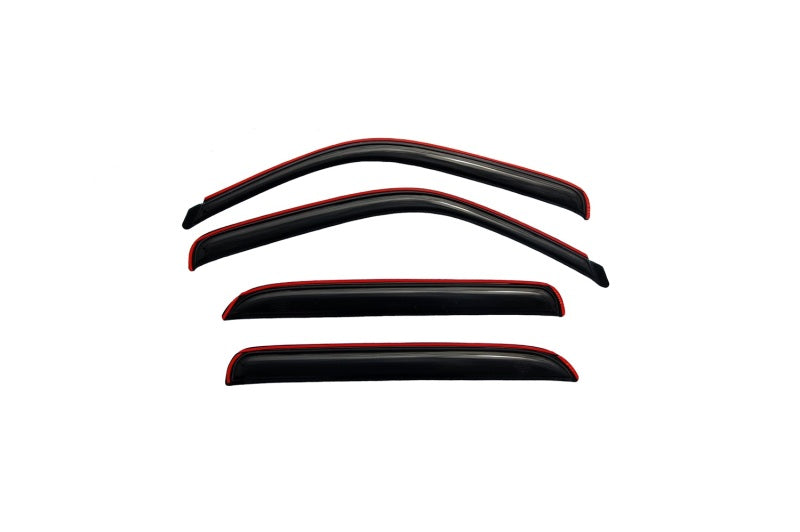 AVS 02-06 Cadillac Escalade EXT Ventvisor In-Channel Front & Rear Window Deflectors 4pc - Smoke -  Shop now at Performance Car Parts