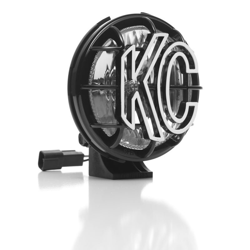 KC HiLiTES Apollo Pro 5in. Halogen Light 55w Spread Beam (Single) - Black -  Shop now at Performance Car Parts