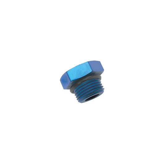 Russell Performance -3 AN Straight Thread Plug (Blue) (Blue)