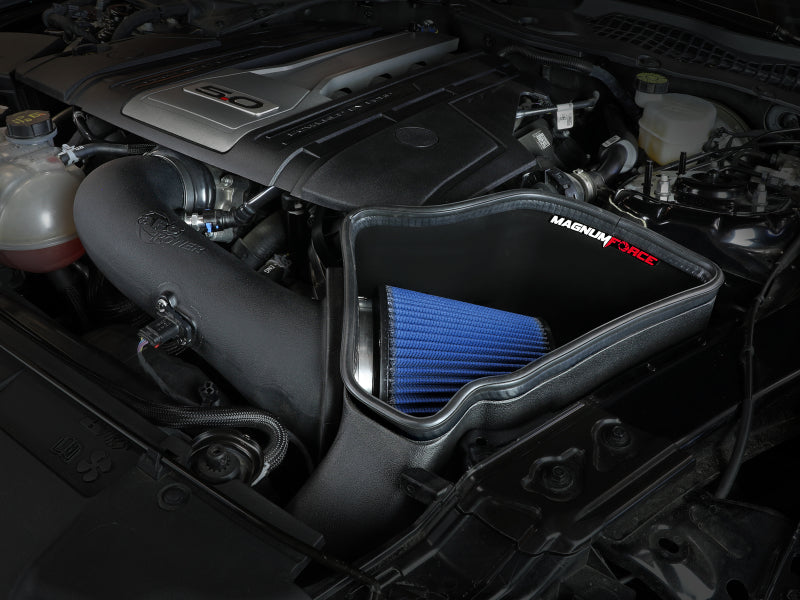 AFe Magnum FORCE Stage-2 Cold Air Intake System w/Pro Dry S Media 18-19 Ford Mustang -  Shop now at Performance Car Parts