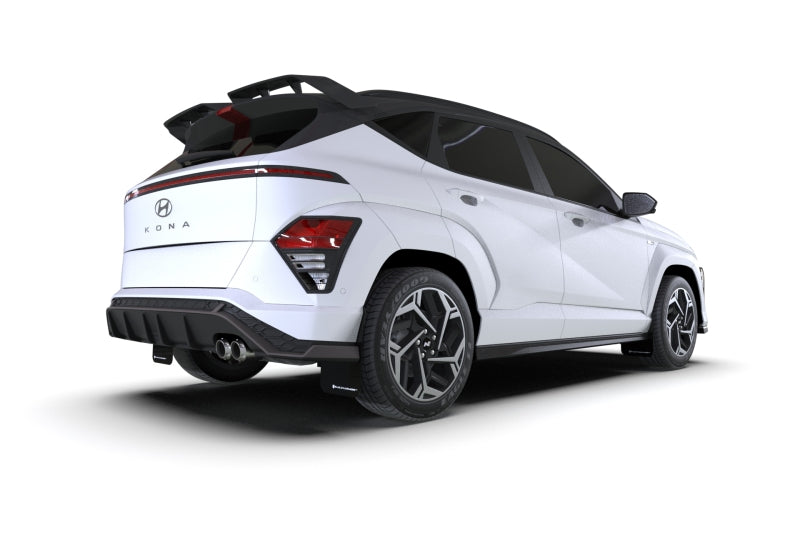 Rally Armor 2024 Hyundai Kona N Line Black UR Mud Flap - White Logo -  Shop now at Performance Car Parts