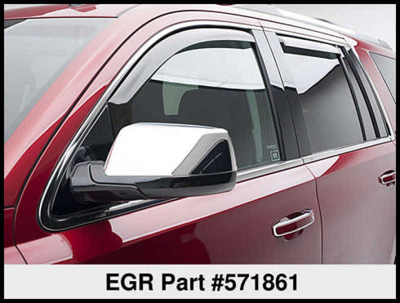 EGR 15+ Chevy Tahoe/GMC Yukon In-Channel Window Visors - Set of 4 (571861) -  Shop now at Performance Car Parts