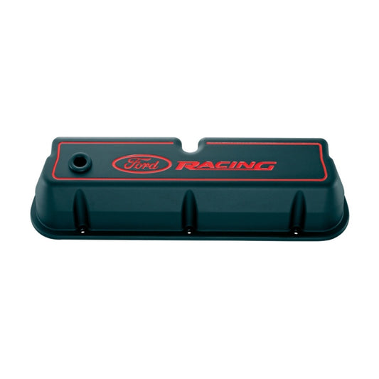 Ford Racing Logo Die-Cast Black Valve Covers -  Shop now at Performance Car Parts