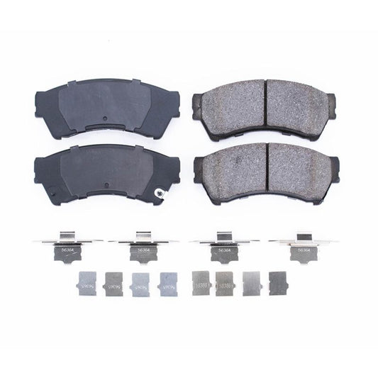 Power Stop 06-12 Ford Fusion Front Z17 Evolution Ceramic Brake Pads w/Hardware -  Shop now at Performance Car Parts
