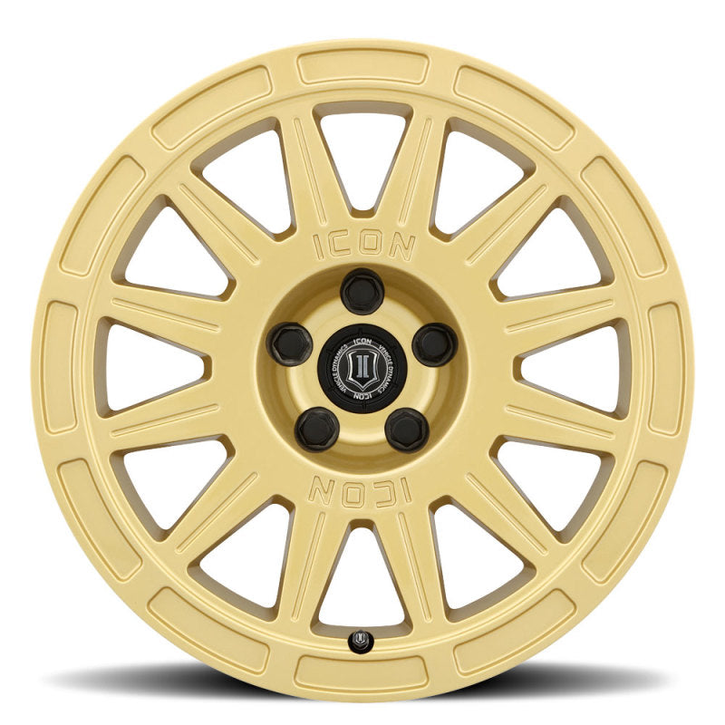 ICON Ricochet 17x8 5x4.5 38mm Offset 6in BS - Gloss Gold Wheel -  Shop now at Performance Car Parts