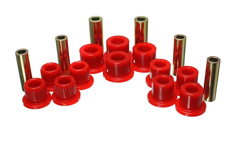 Energy Suspension 99-04 Ford F-350 2wd/F-250 SD 4wd/F-350 4wd Red Rear Leaf Spring Bushing Set -  Shop now at Performance Car Parts