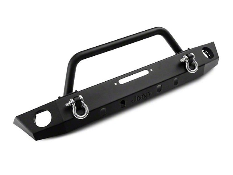 Officially Licensed Jeep 07-18 Jeep Wrangler JK Trekker Front Bumper w/ Jeep Logo -  Shop now at Performance Car Parts