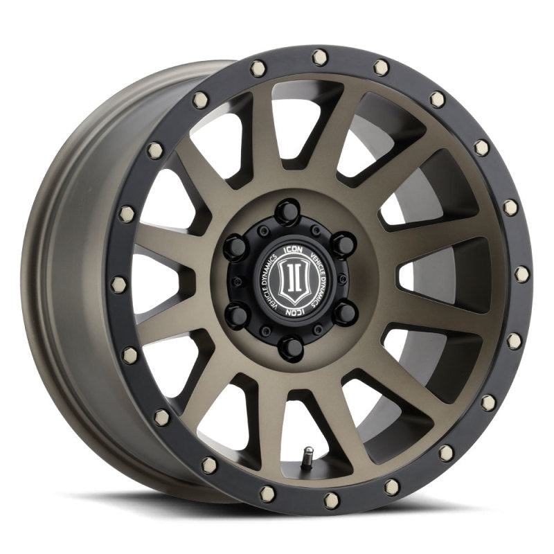ICON Compression 17x8.5 6x5.5 25mm Offset 5.75in BS 95.1mm Bore Bronze Wheel -  Shop now at Performance Car Parts