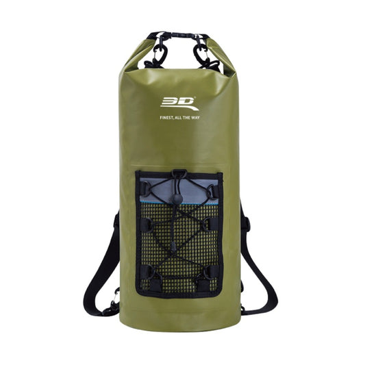3D MAXpider Roll-Top Dry Bag Backpack - Army Green - Performance Car Parts