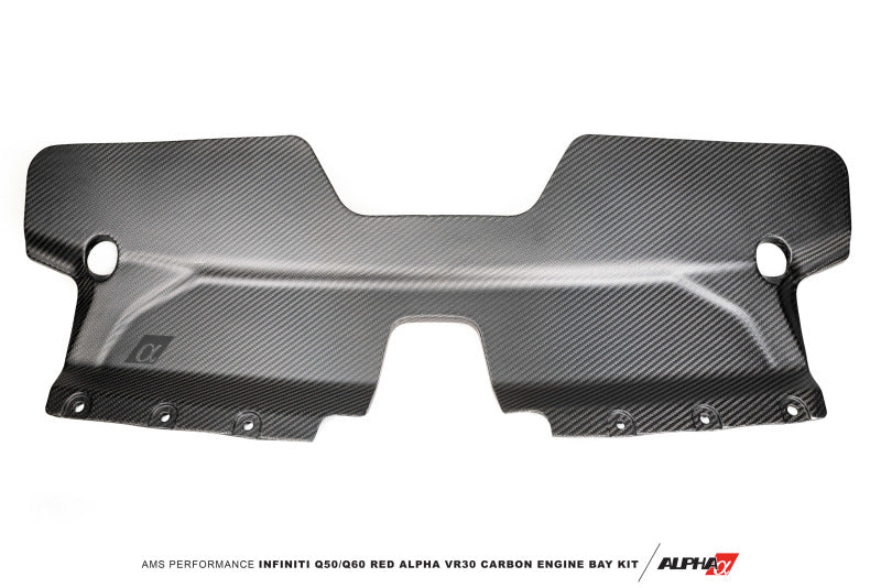 AMS Performance Infiniti 17+ Q60 / 16+ Q50 3.0TT Alpha Matte Carbon Front Duct -  Shop now at Performance Car Parts