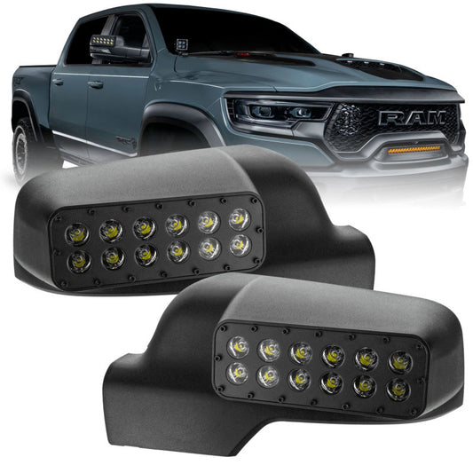 Oracle 19-23 Ram 1500 DT LED Off-Road Side Mirror Ditch Lights -  Shop now at Performance Car Parts