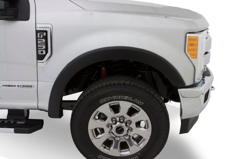 Bushwacker 08-10 Ford F-250 Super Duty Styleside OE Style Flares 4pc 81.0/96.0in Bed - Black -  Shop now at Performance Car Parts